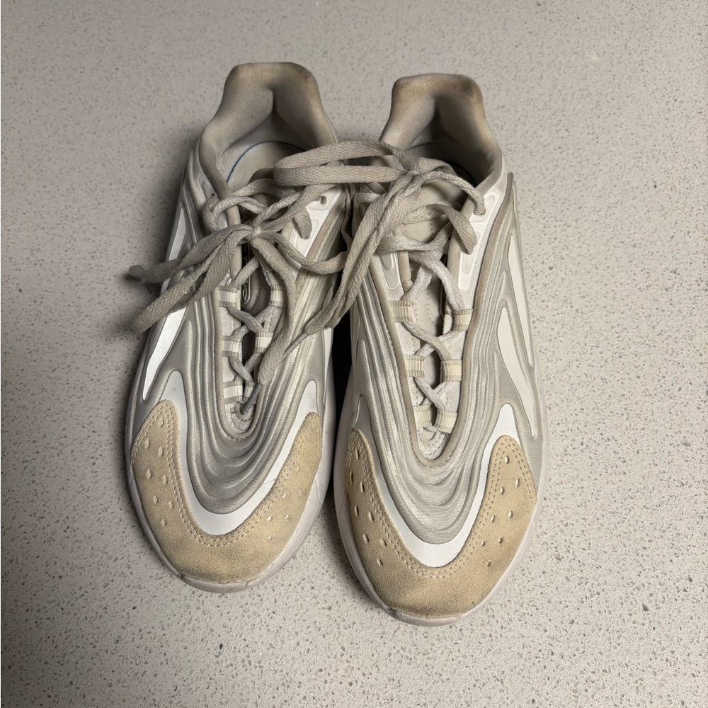 White adidas sneakers